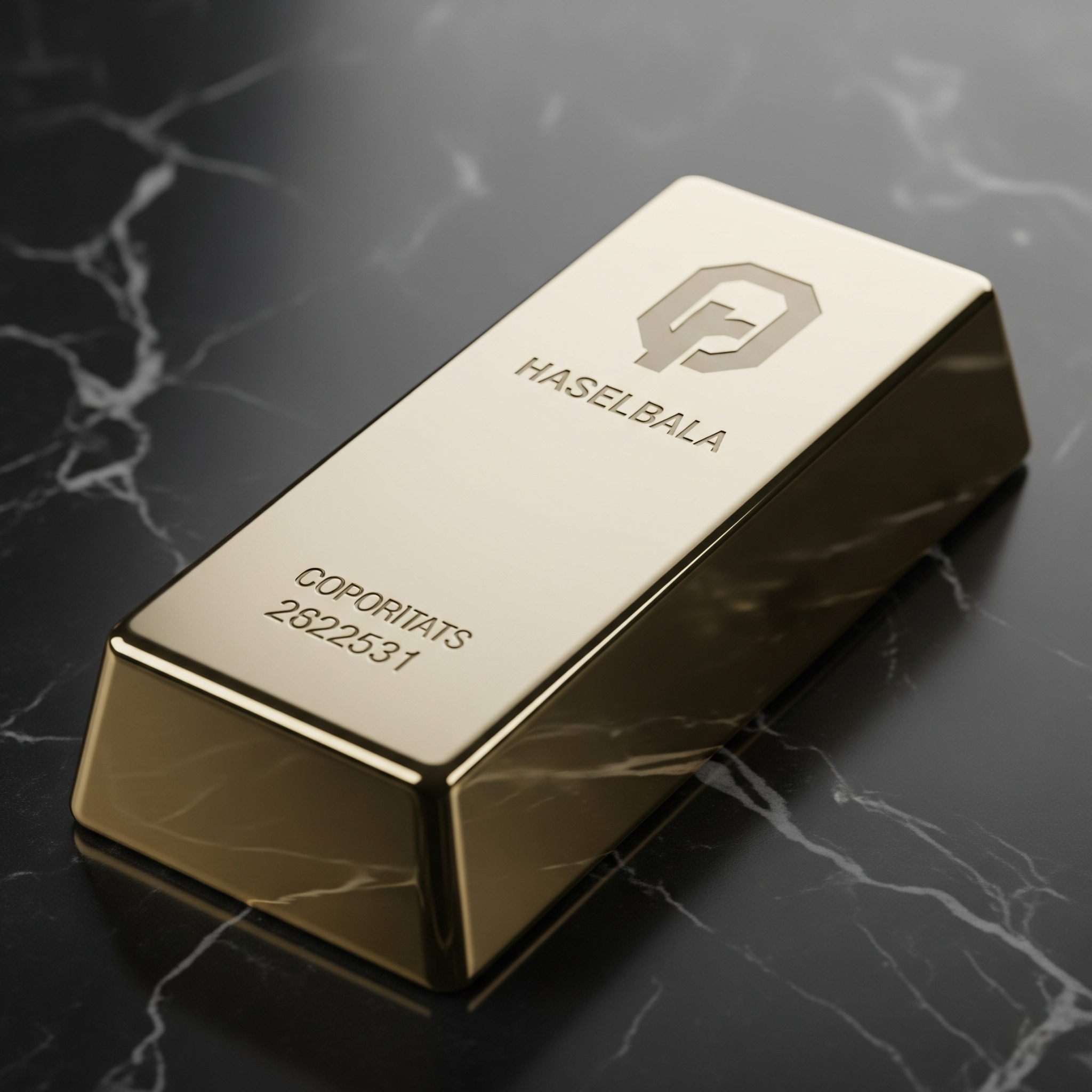 [Gambar batangan emas murni bertumpuk]